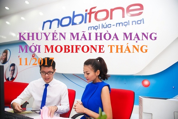 Khuyến mãi hòa mạng mới Mobifone trả trước tháng 11/2017