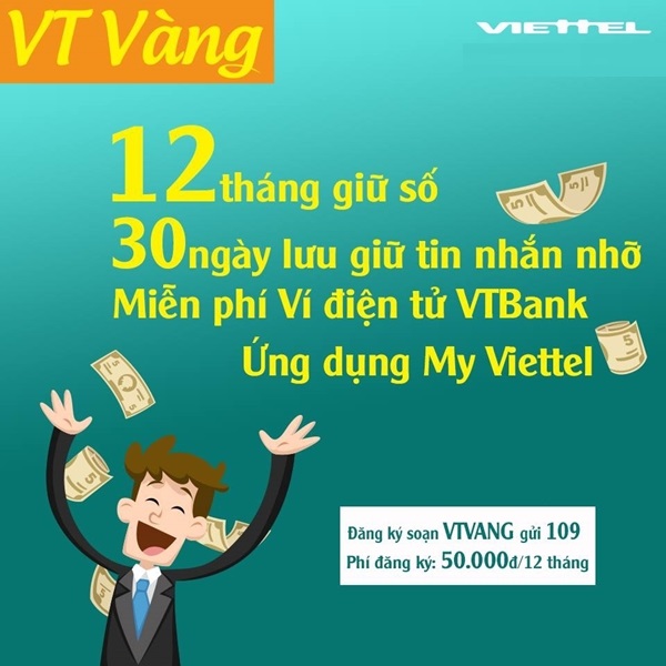 Muốn không mất số hãy đăng ký gói VT Vàng của Viettel