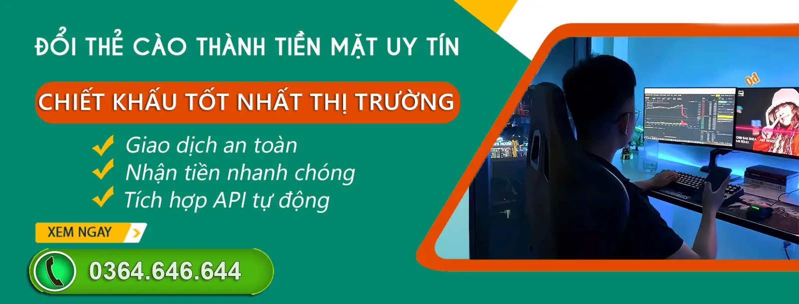 Đổi Thẻ Cào Thành Tiền Mặt